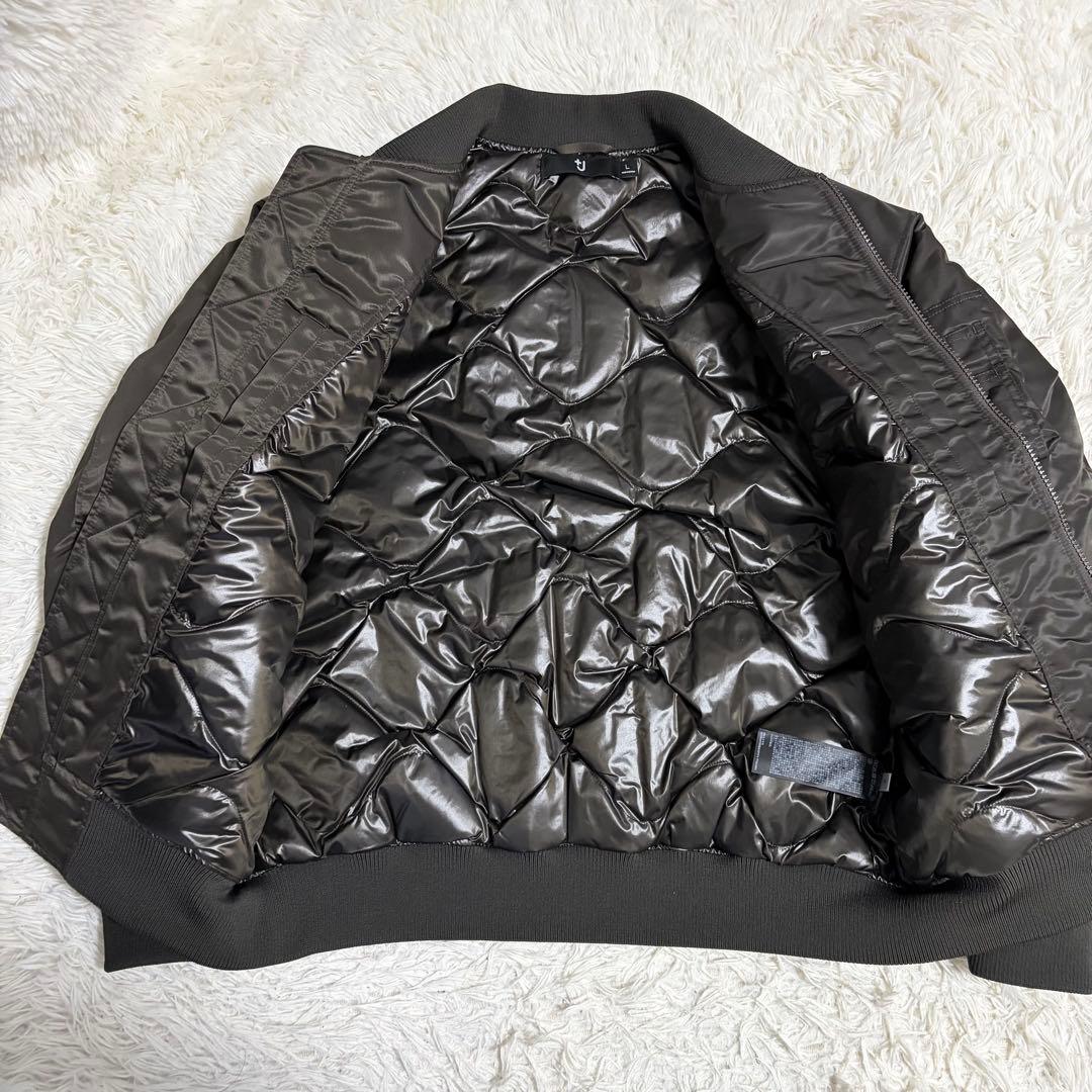 【極美品】UNIQLO +J ハイブリッドダウンオーバーサイズMA-1 Lサイズ
