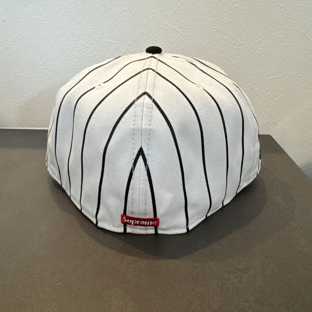 帽子 Supreme x run SLogo NewEra \"Stripe\"