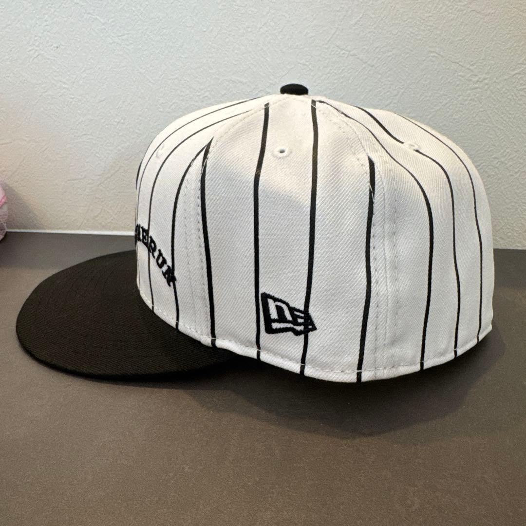 帽子 Supreme x run SLogo NewEra \"Stripe\"