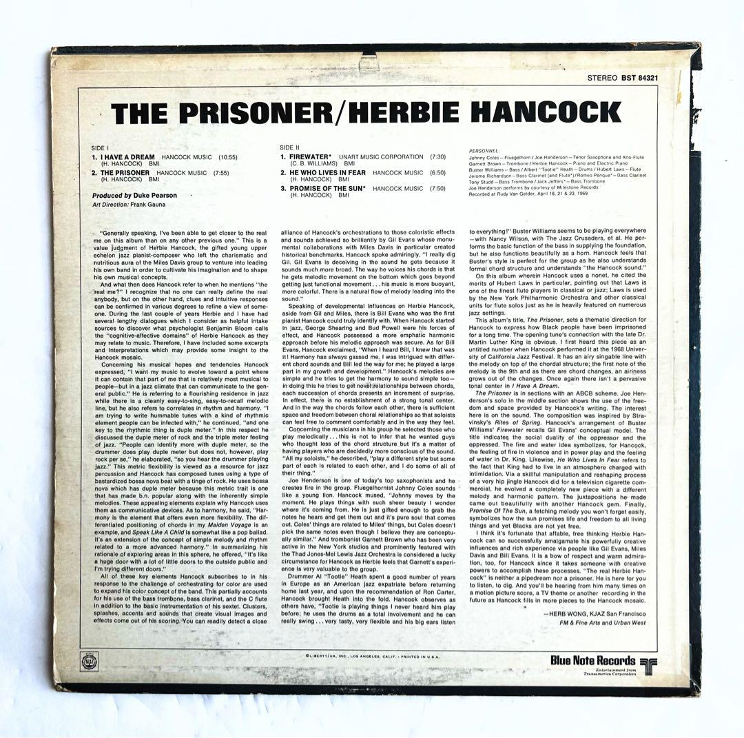 最終価格 H.Hancock The Prisoner モーダル傑作USオリジ盤