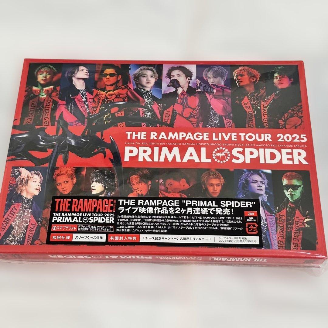 ミュージック THE RAMPAGE PRIMAL SPIDER LIVE DVD