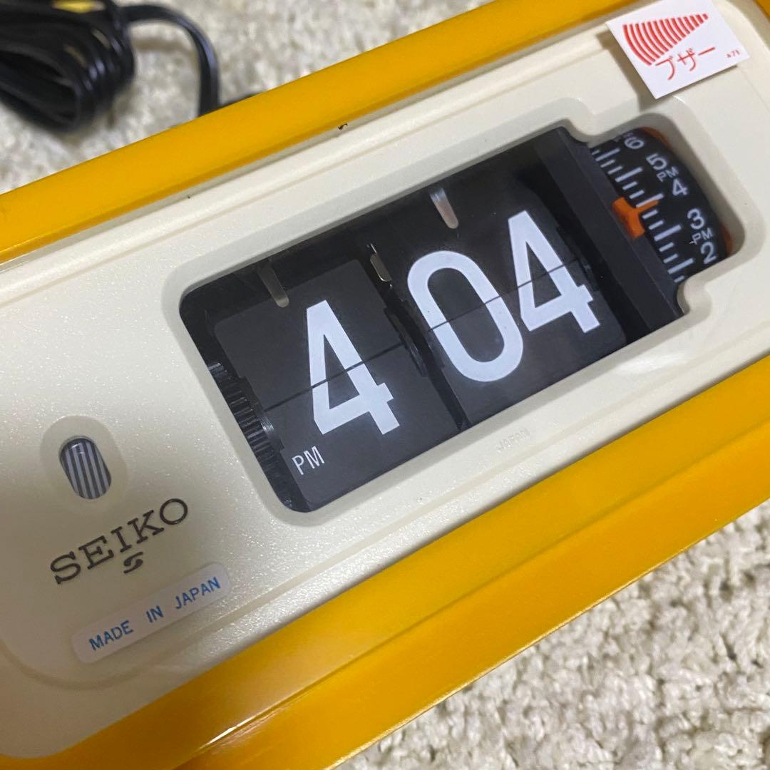SEIKO セイコー パタパタ時計 DP666T 昭和 レトロ 置き時計
