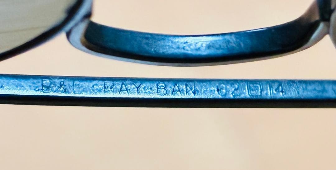 B&L ボシュロム　レイバン　サングラス　アビエーター　ティアドロップ　ブラック
