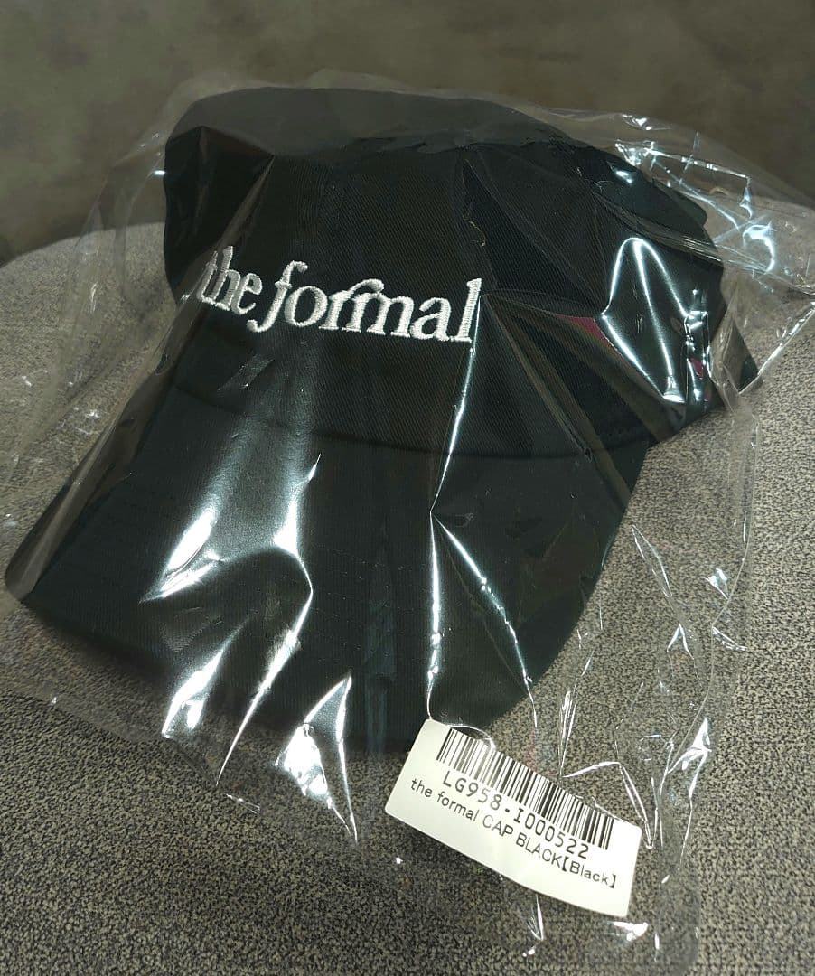 BOUTIQUE the formal CAP キャップ ブラック 金子恵治