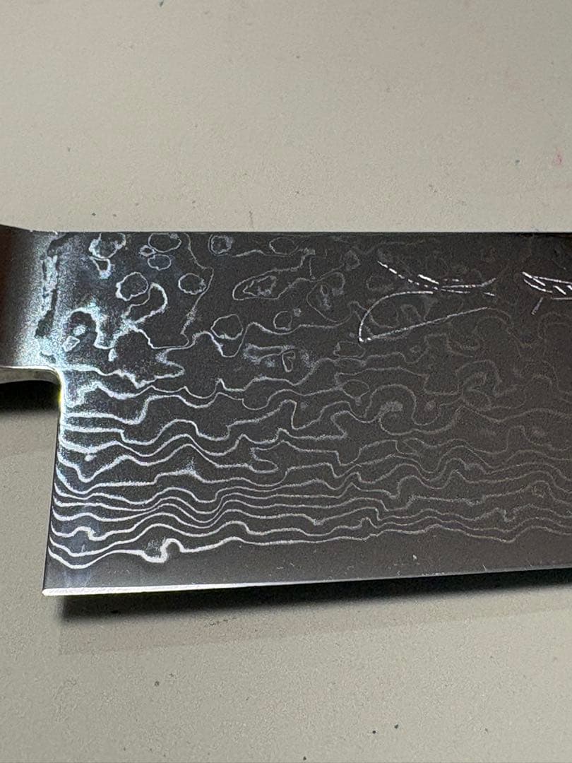 【値下】實光刃物 切付三徳170mm NEVER STAIN 粉末ハイスSPG2