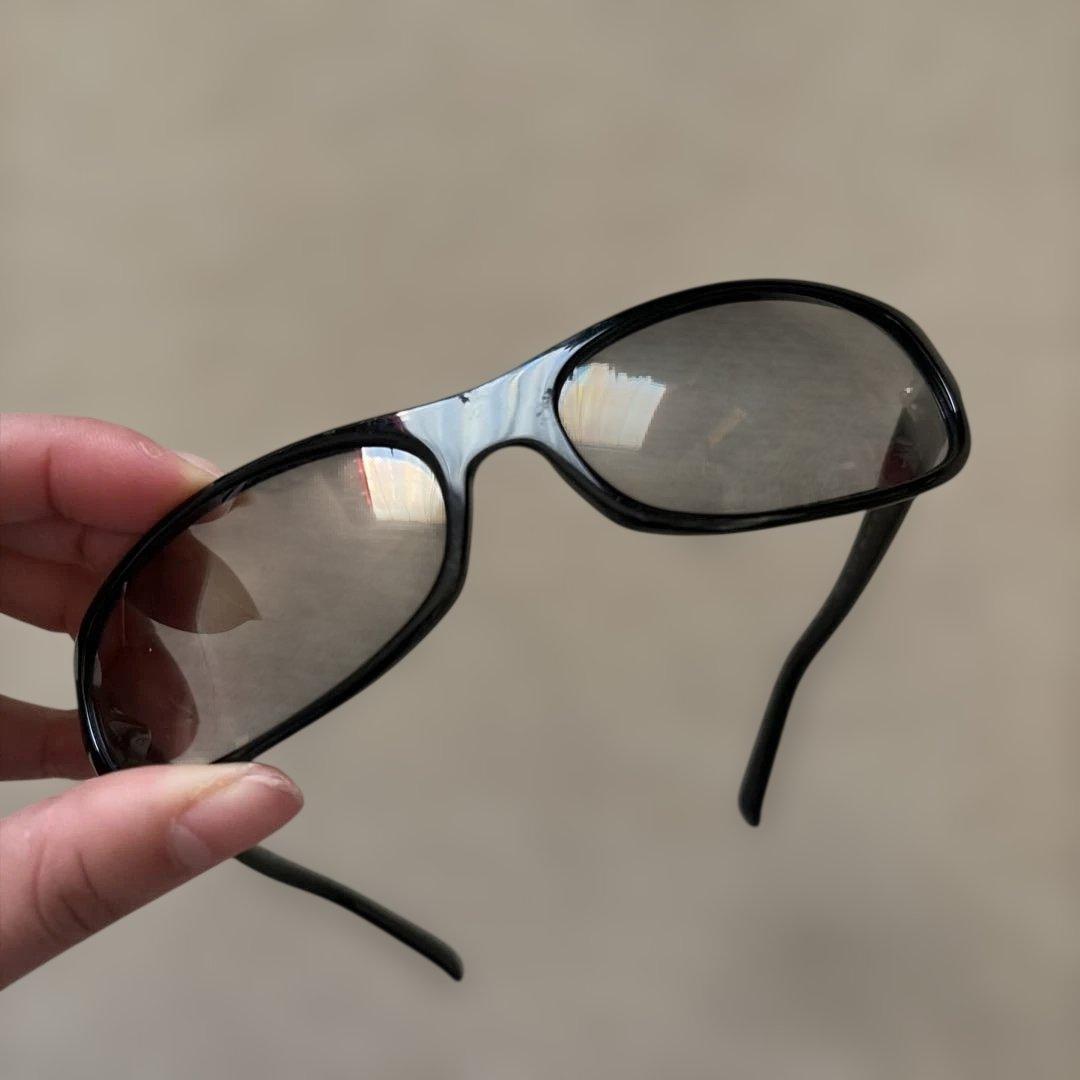 【PRADA サングラス　SPR03D】ブラック　ブルー