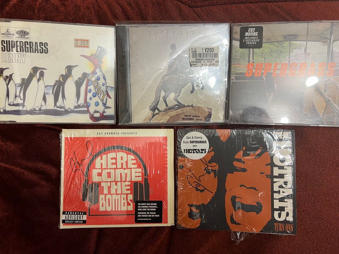Supergrass サイン入り含む CDコレクション