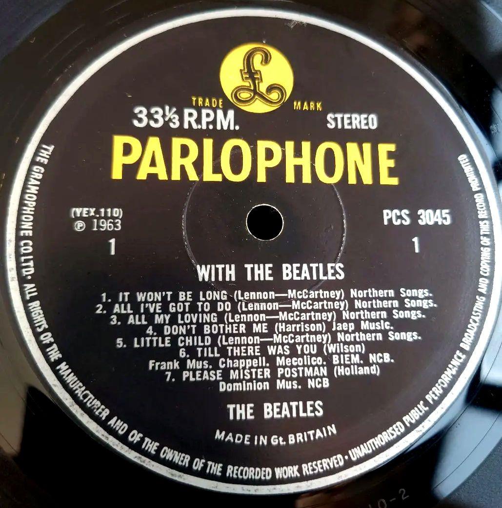 UK盤With The Beatles STEREO
