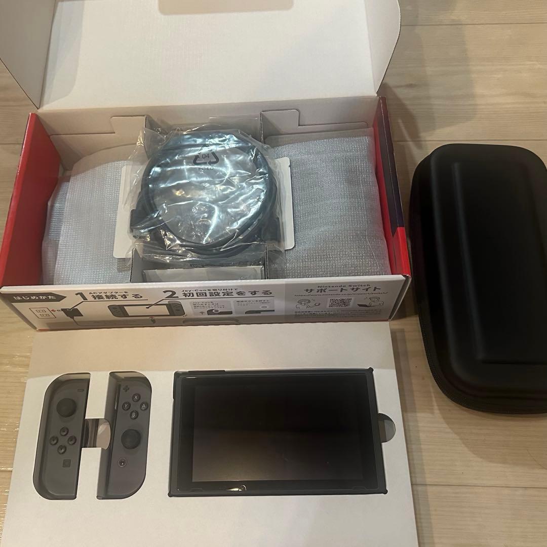 Nintendo Switch 本体 グレー HAC001(01)バッテリー強化