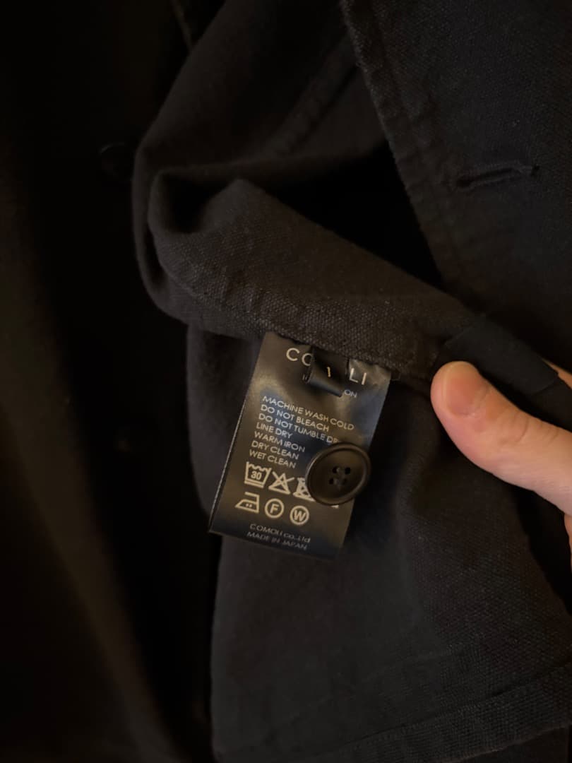 25ss COMOLI B01-01006 コットン ダックス ジャケット 1