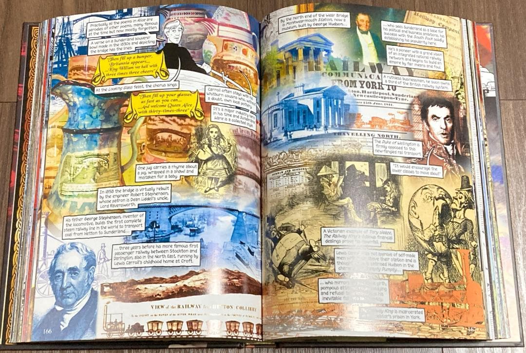 Alice in Sunderland　不思議の国のアリス　洋書　ハードカバー