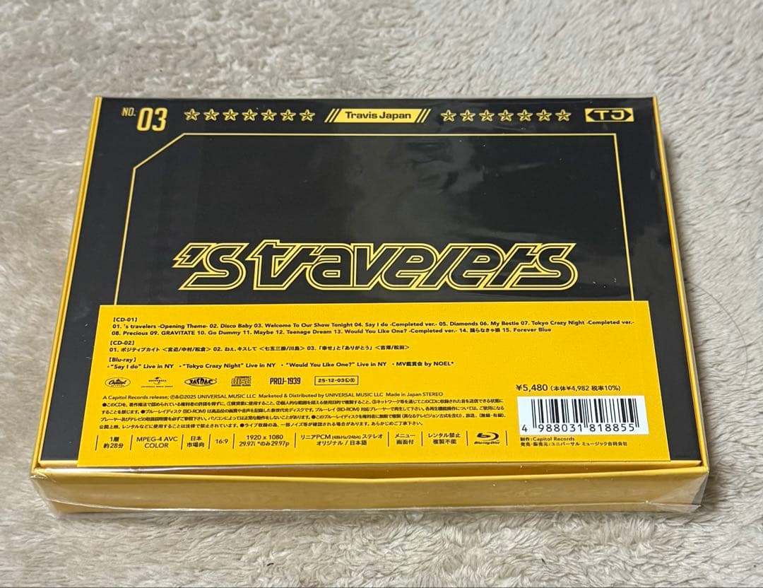 TravisJapan 's travelers FC限定盤