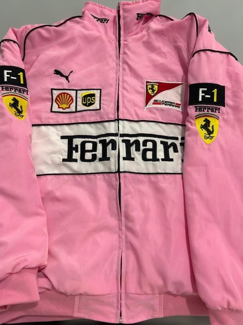 Ferrari フェラーリ F1 レーシングジャケット 刺繍 中綿 M-XXL