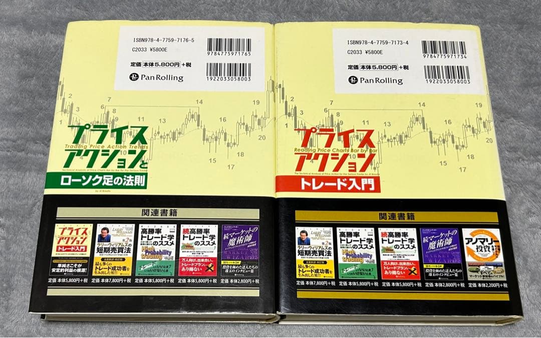 プライスアクショントレード入門 &プライスアクションとローソク足の法則 セット