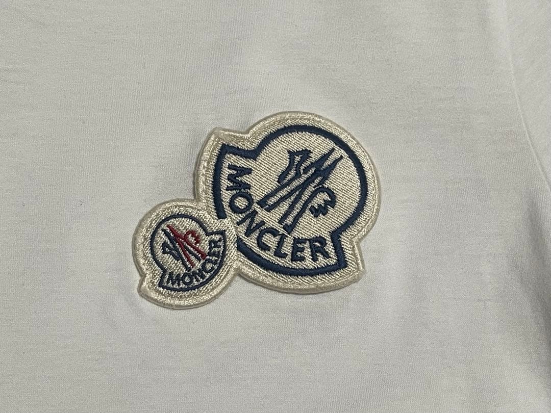 超美品♪国内正規モンクレール ダブルロゴワッペン Ｔシャツ M クリーニング済