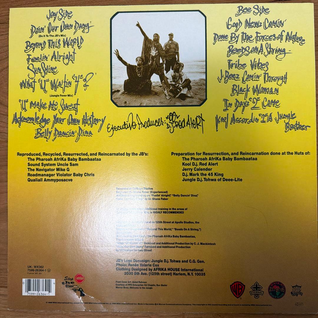 jungle brothers 2枚セット　レコード
