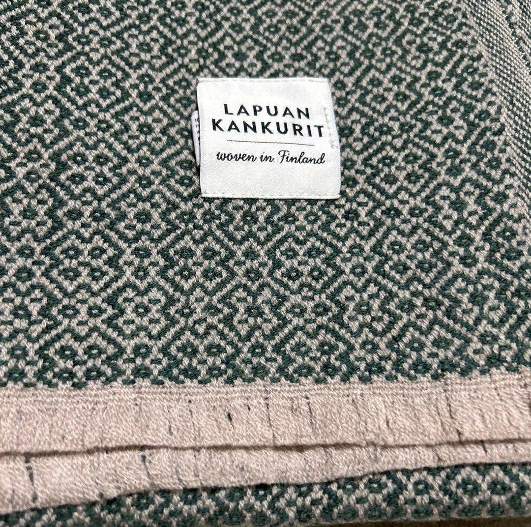 【1度着用】ラプアンカンクリ　KOLI　メリノウールストール　ブランケット