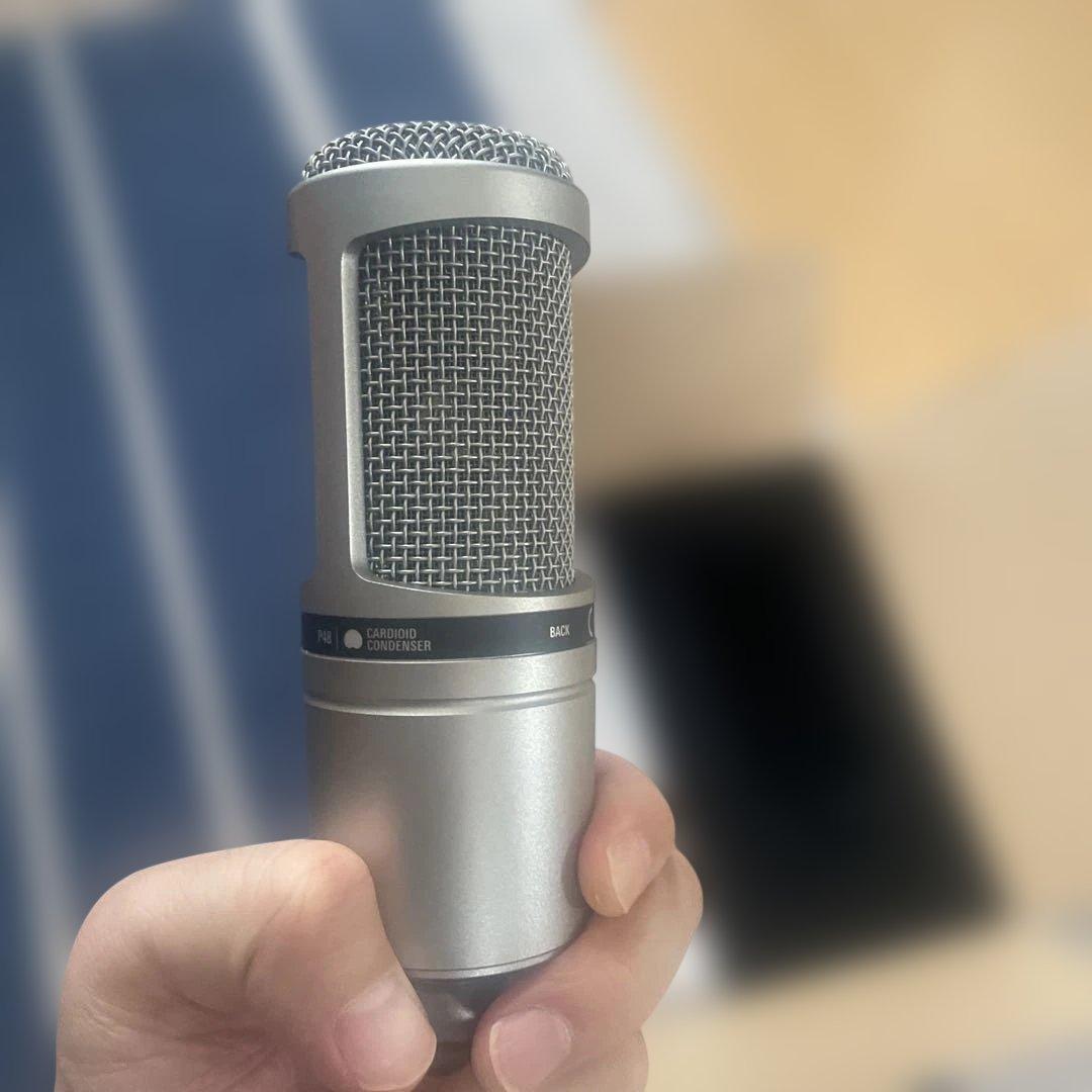 audio-technica AT2020コンデンサーマイク シルバー