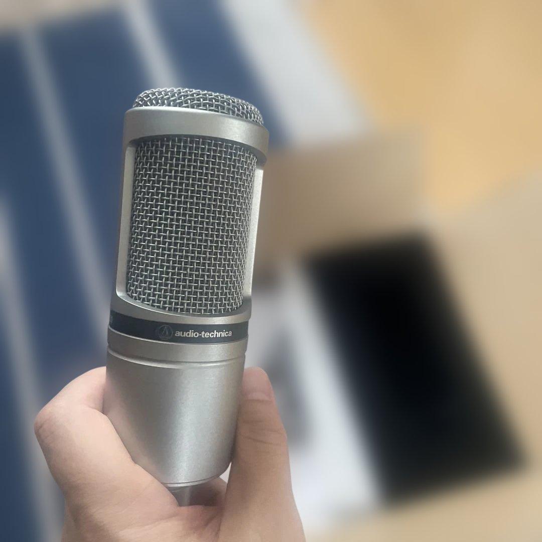 audio-technica AT2020コンデンサーマイク シルバー