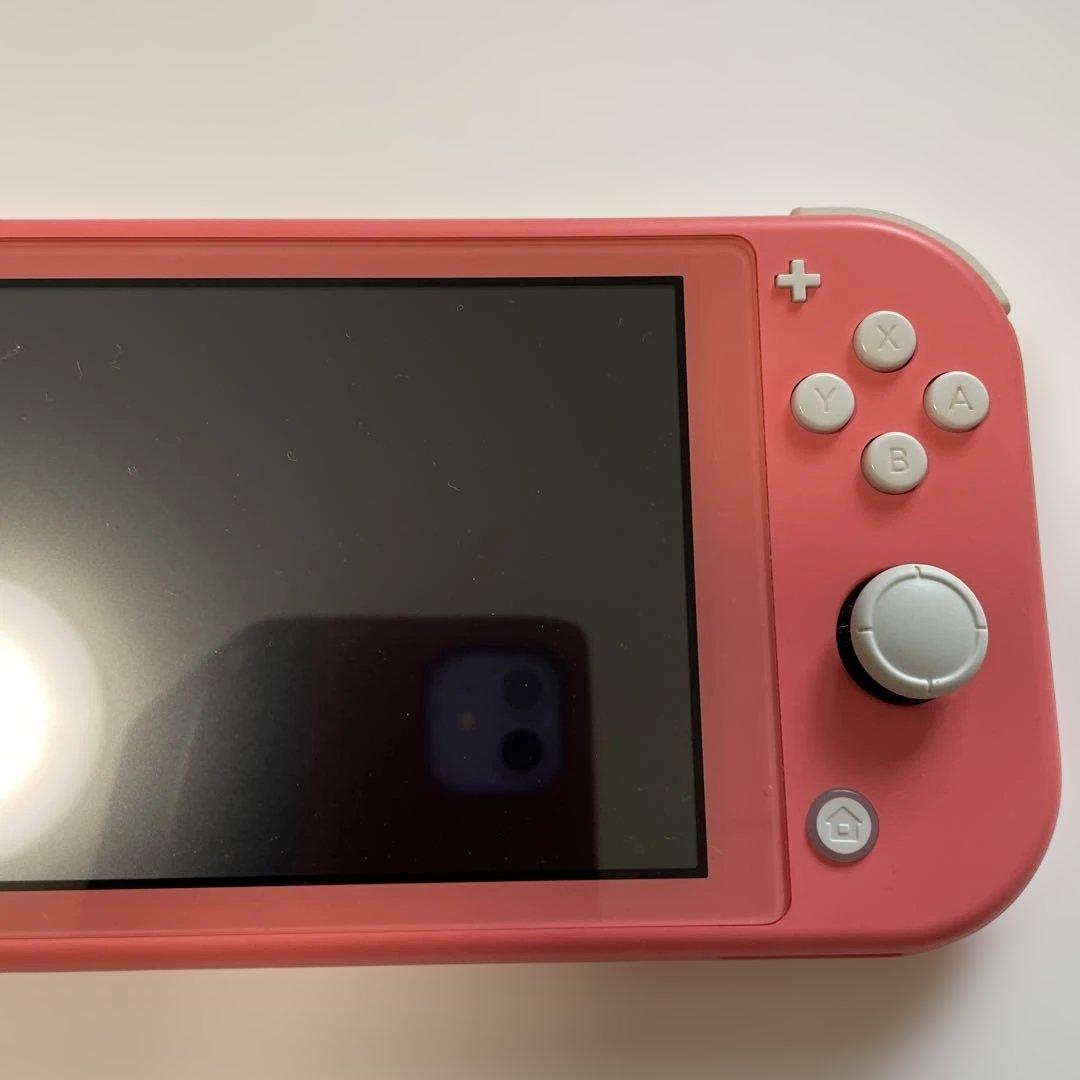 Nintendo Switch Lite コーラルピンク 本体　ケース