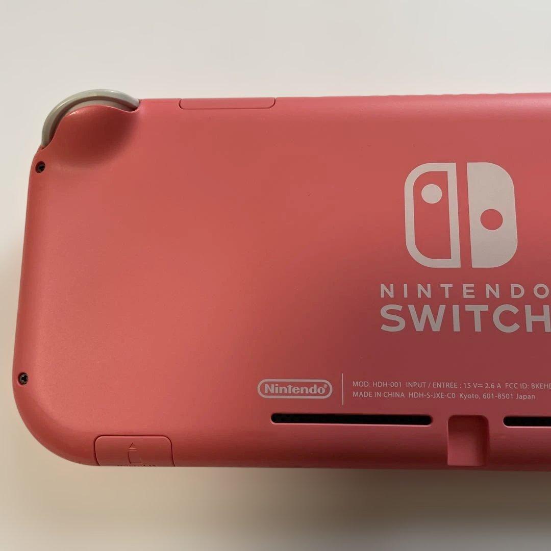 Nintendo Switch Lite コーラルピンク 本体　ケース