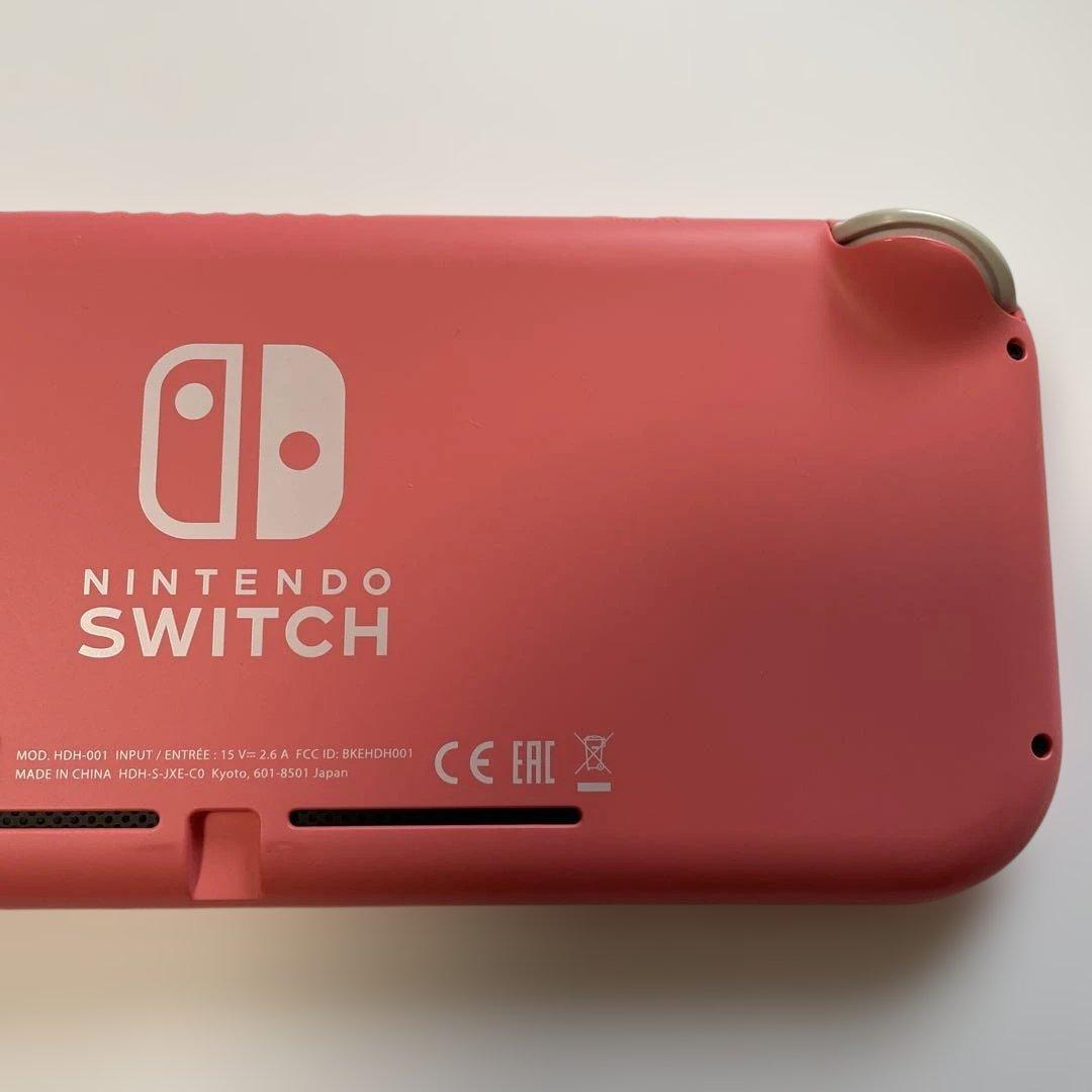 Nintendo Switch Lite コーラルピンク 本体　ケース