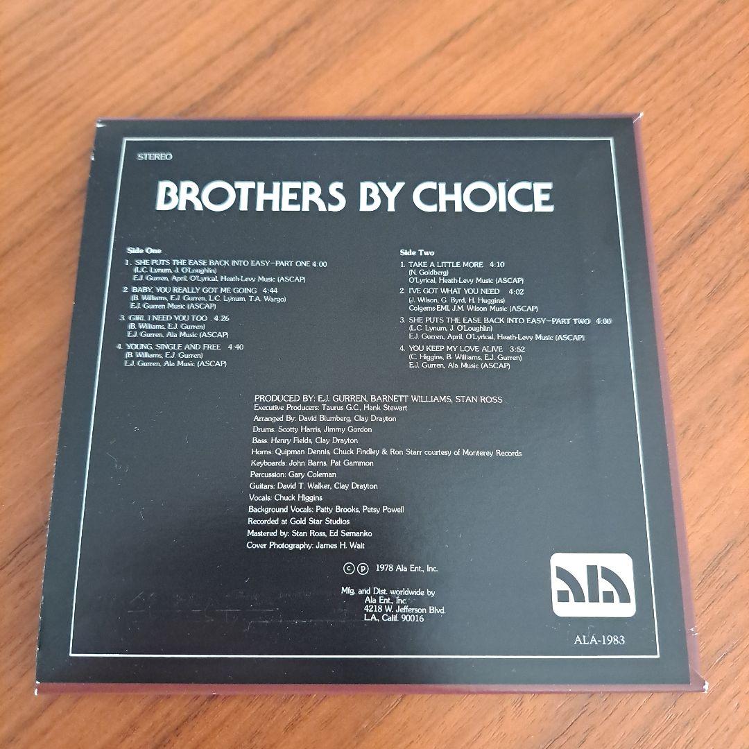 Brothers By Choice – 国内盤CD Soul Disco