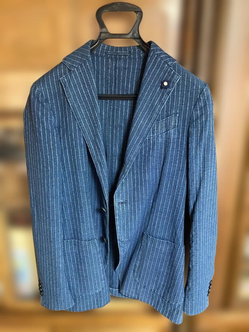 LARDINI　ジャケット　コットンXリネン　44