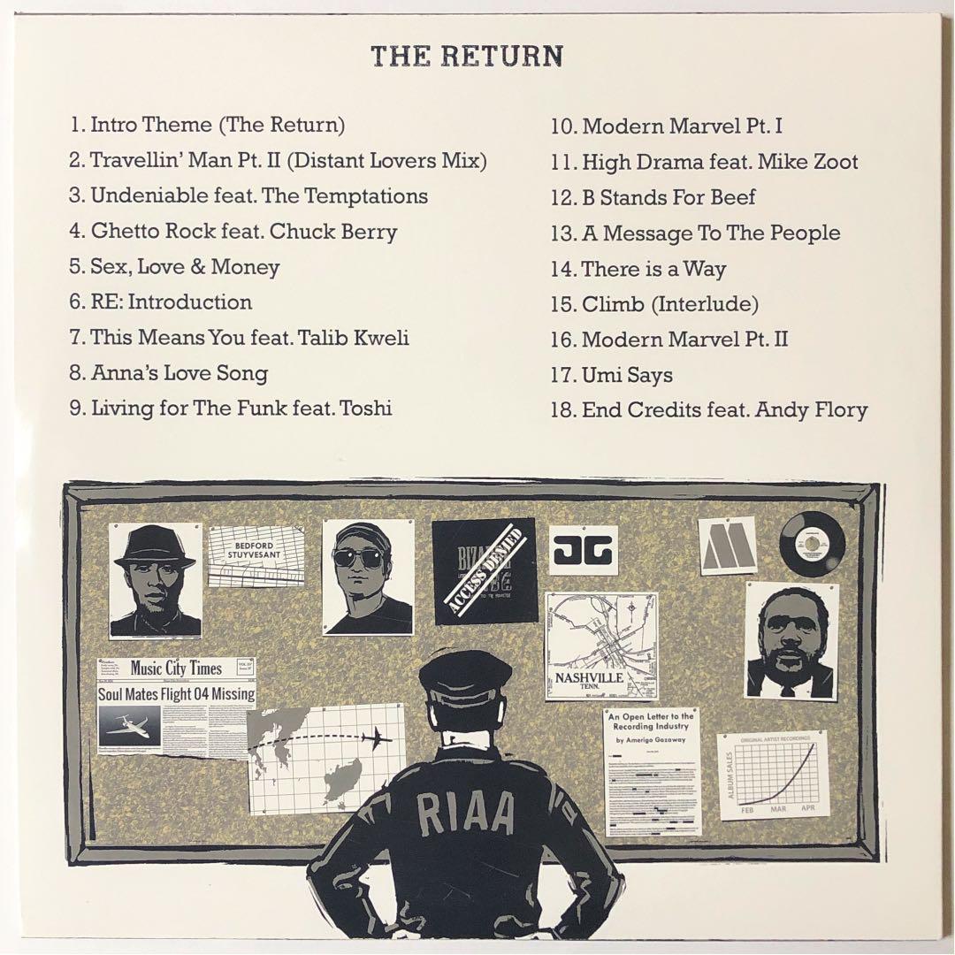 新品Amerigo Gazaway/Yasiin Gaye Return 2LP