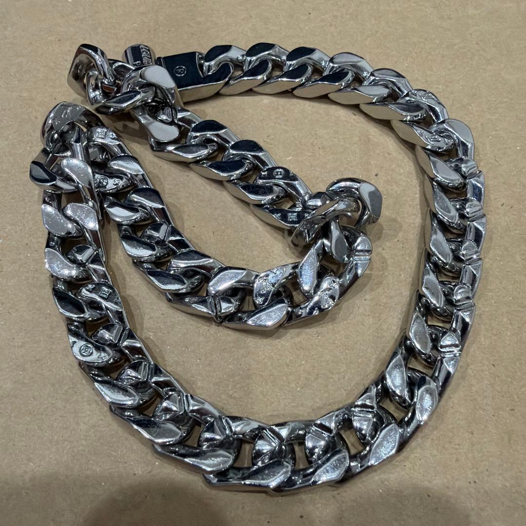 LOUIS VUITTON コリエ メタルLVチェーンリンクス ネックレス