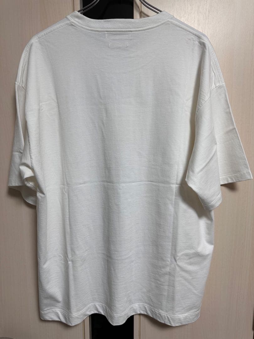 トップス YOKE NEWMAN EMBROIDERED T-SHIRT WHITE 3