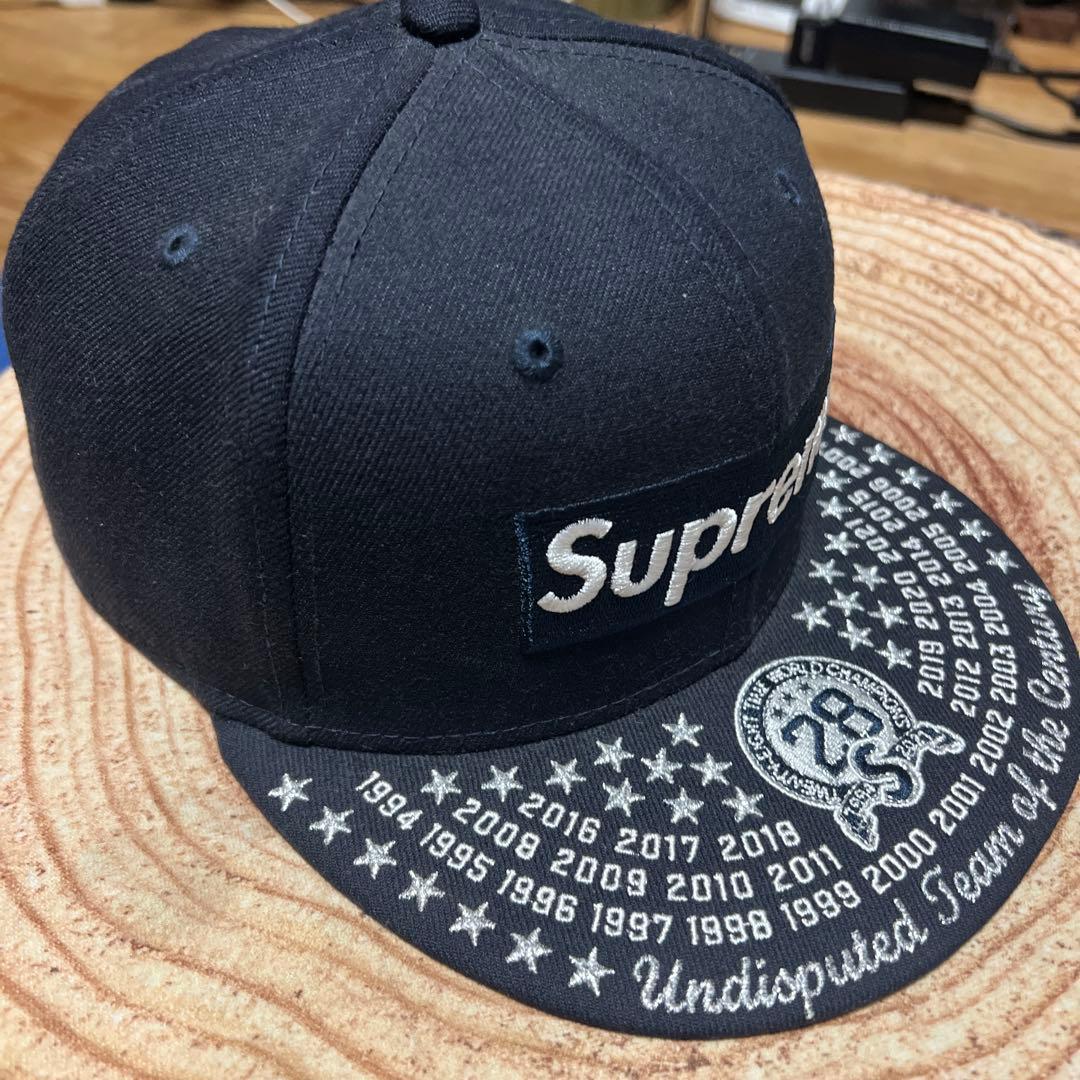 Supreme 59FIFTY キャップ ブラック 7 3/8