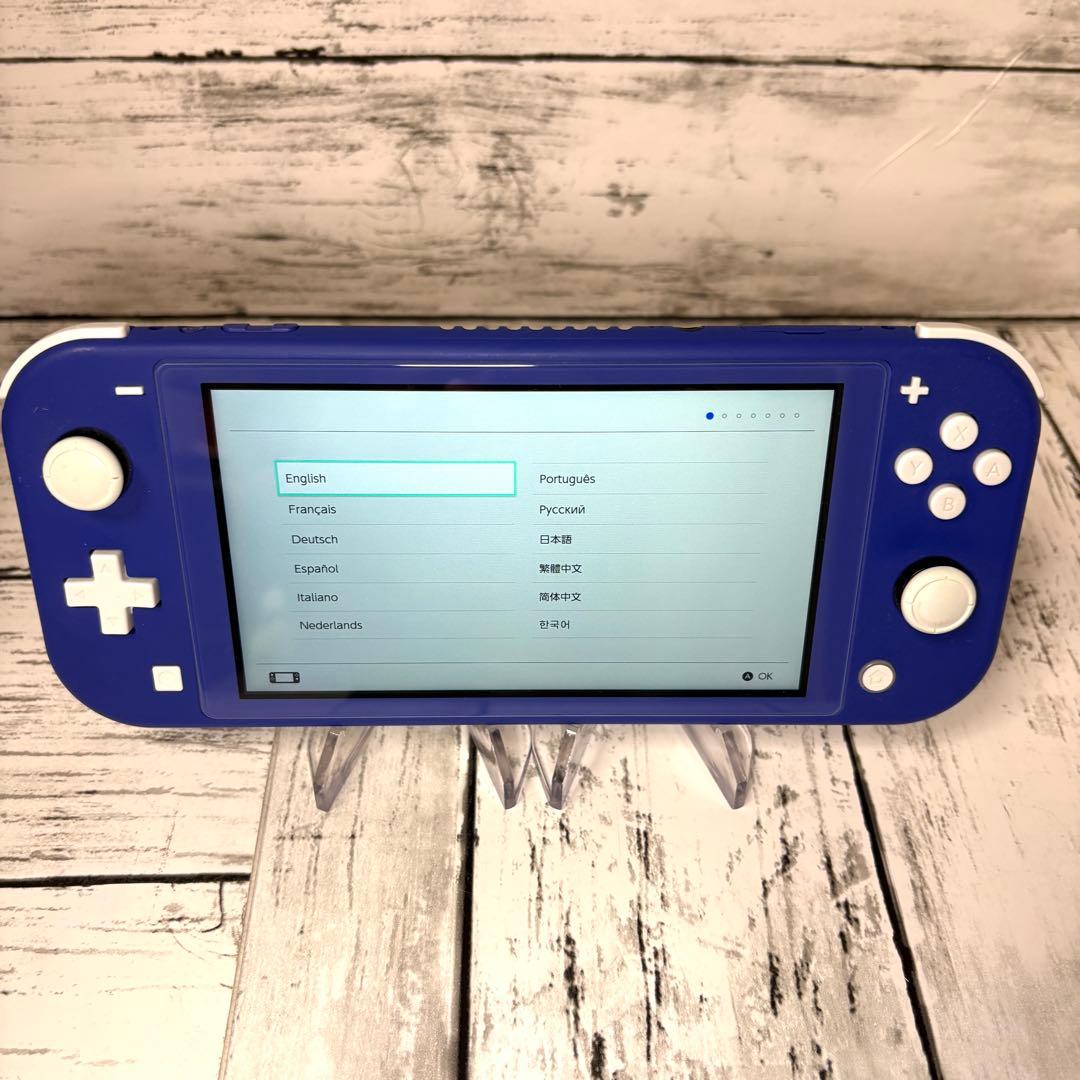 【箱付き】Nintendo Switch lite ブルー　ニンテンドースイッチ