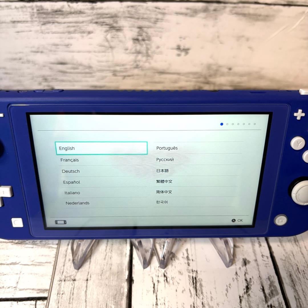 【箱付き】Nintendo Switch lite ブルー　ニンテンドースイッチ