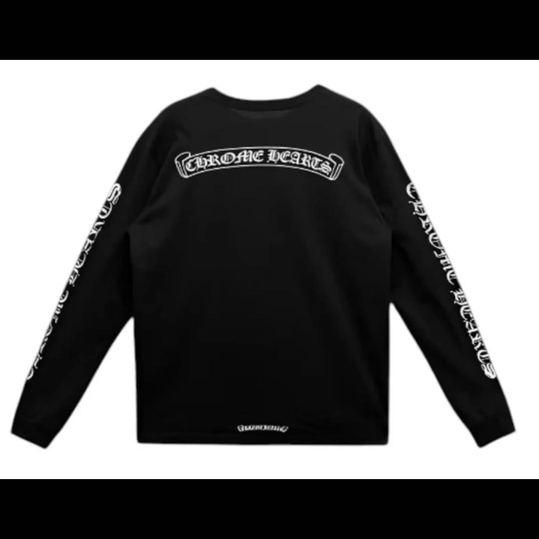※只今値下げ中※CHROME HEARTS クロムハーツ スクロールラベル長袖