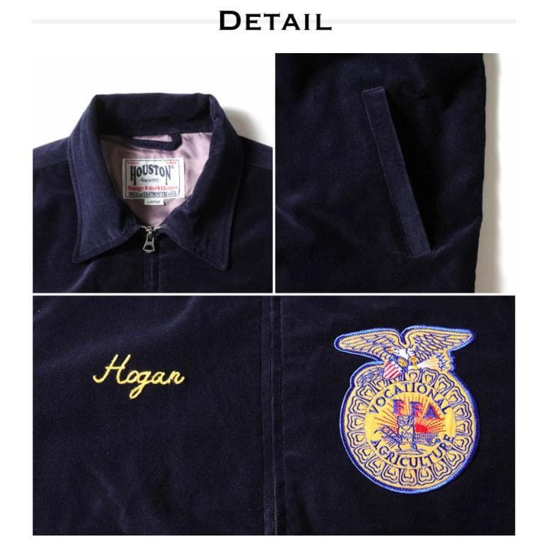 新品＊HOUSTON ヒューストン FFA ジャケット ブラック XXL