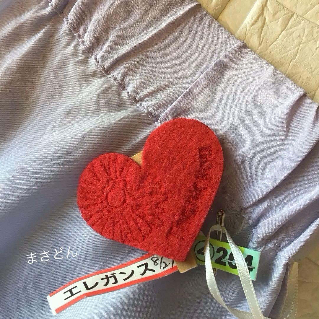 ESTNATION ラベンダー（美品）定価4.4万シルク100％フレアスカート