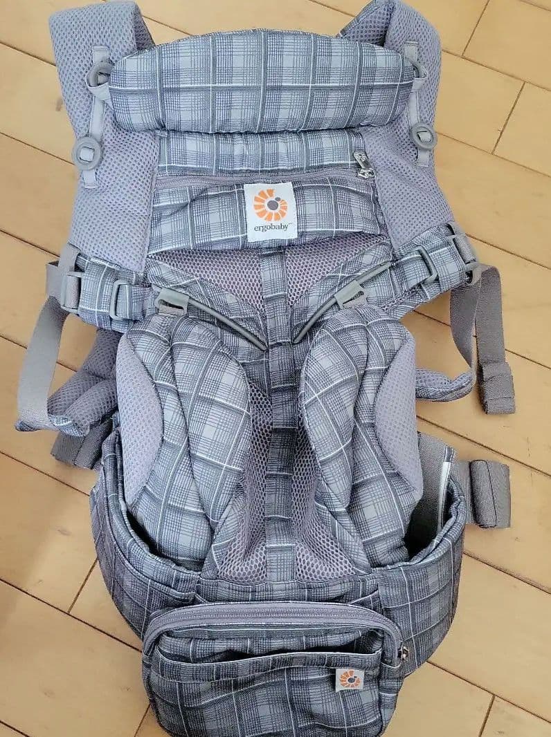 R様♡専用ergobaby 抱っこ 前抱っこ おんぶ グレーチェック おまけ付き