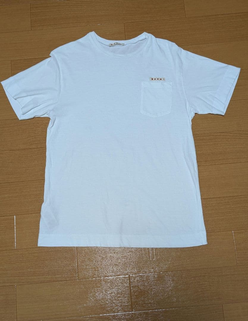 MARNI ポケット付きTシャツ ホワイト　値下げ可