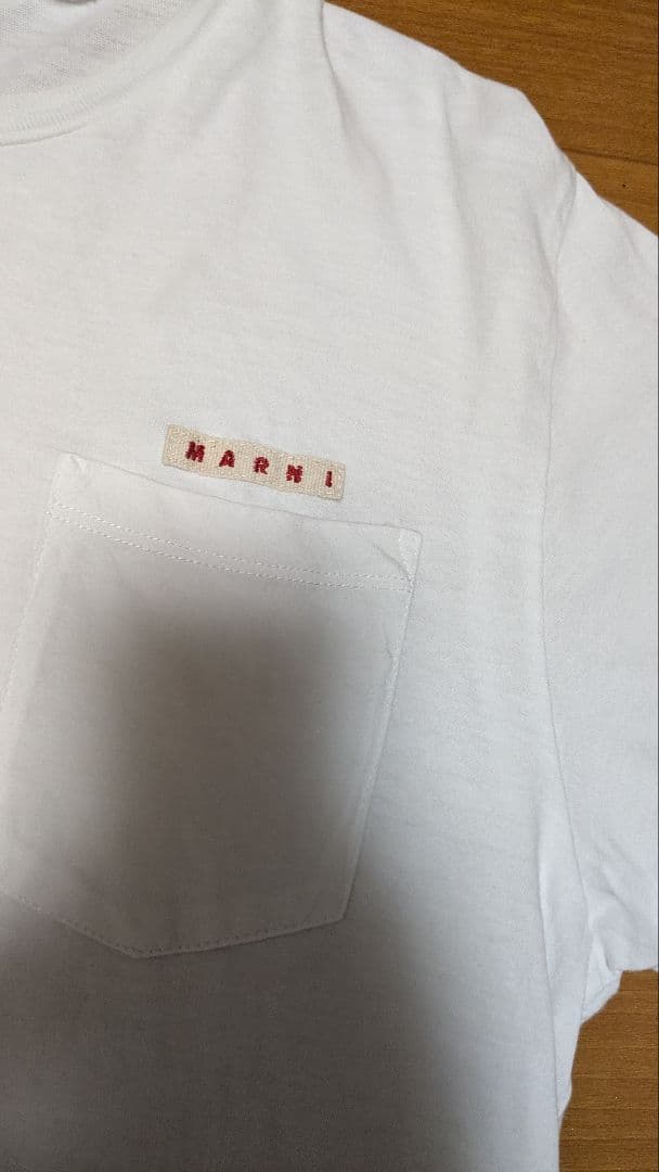 MARNI ポケット付きTシャツ ホワイト　値下げ可
