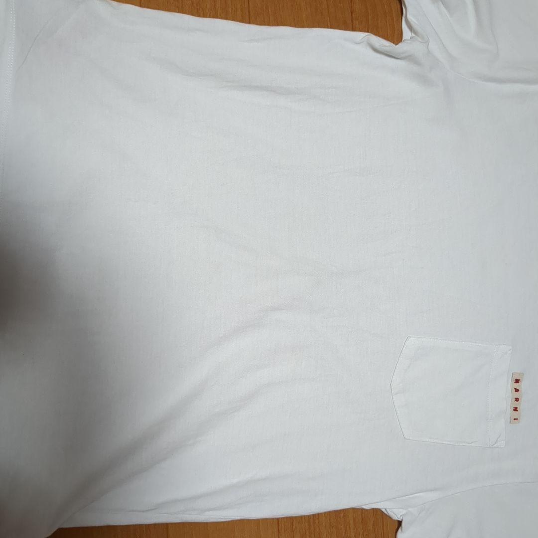 MARNI ポケット付きTシャツ ホワイト　値下げ可