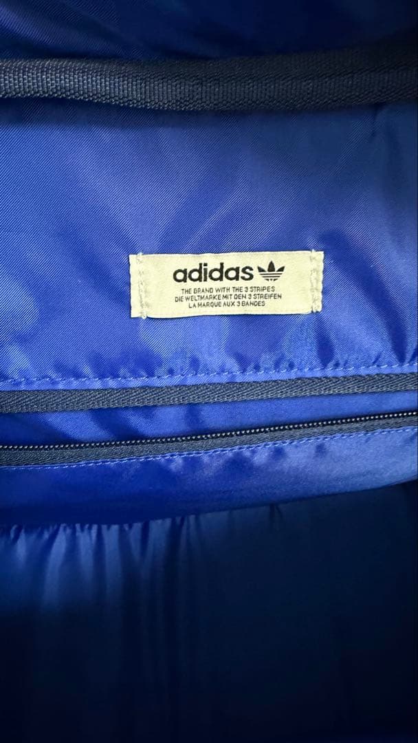 adidas originals ラージ ボーリングバッグ ブルー