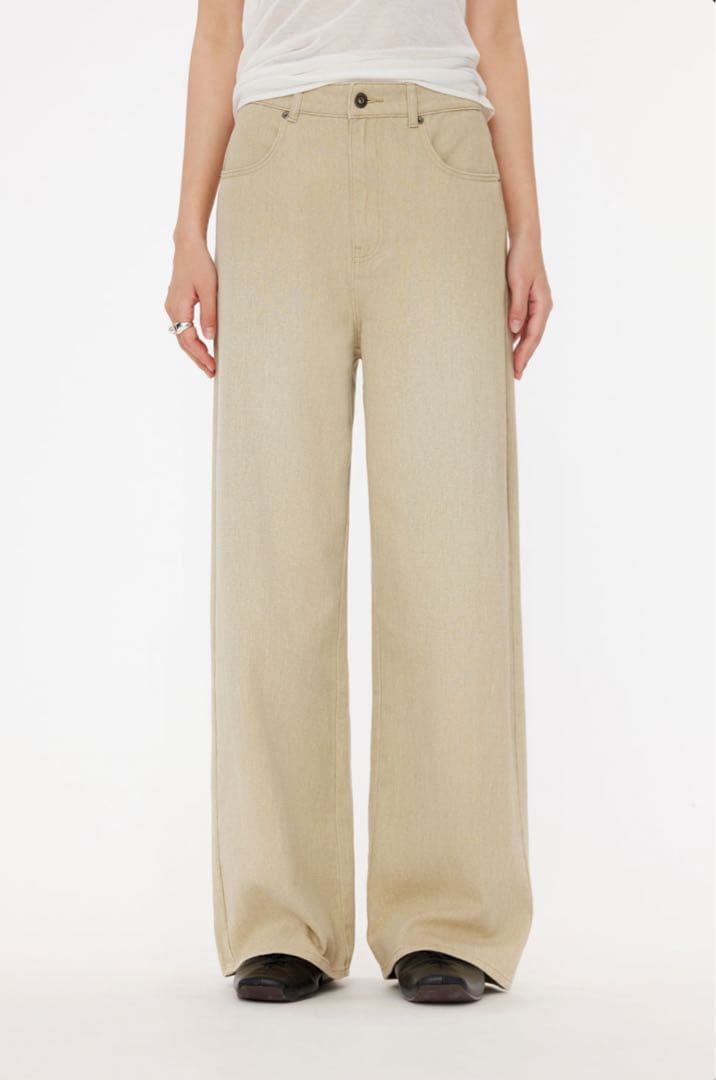 パンツ STUDIO DOE Washed straight leg pants S+