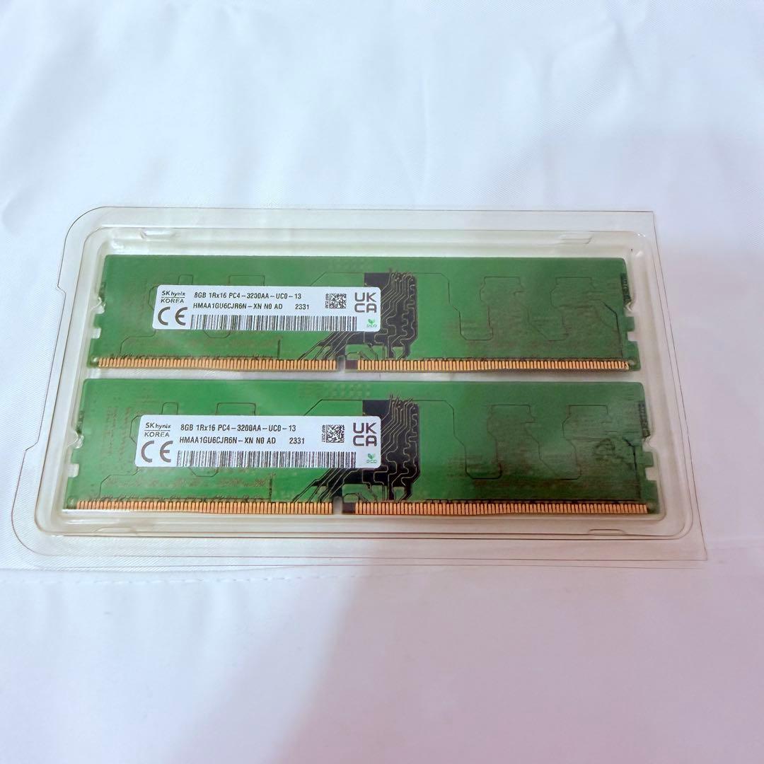 メモリ SK hynix DDR4-3200 DIMM 8GB×2 16GB