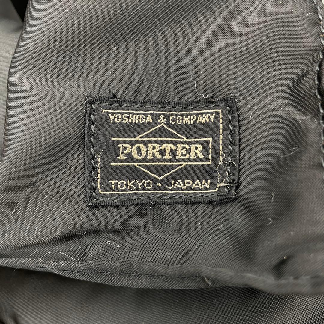 美品 PORTER ボストンバッグ ナイロン ブラック 2way タンカー