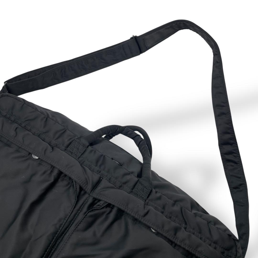 美品 PORTER ボストンバッグ ナイロン ブラック 2way タンカー