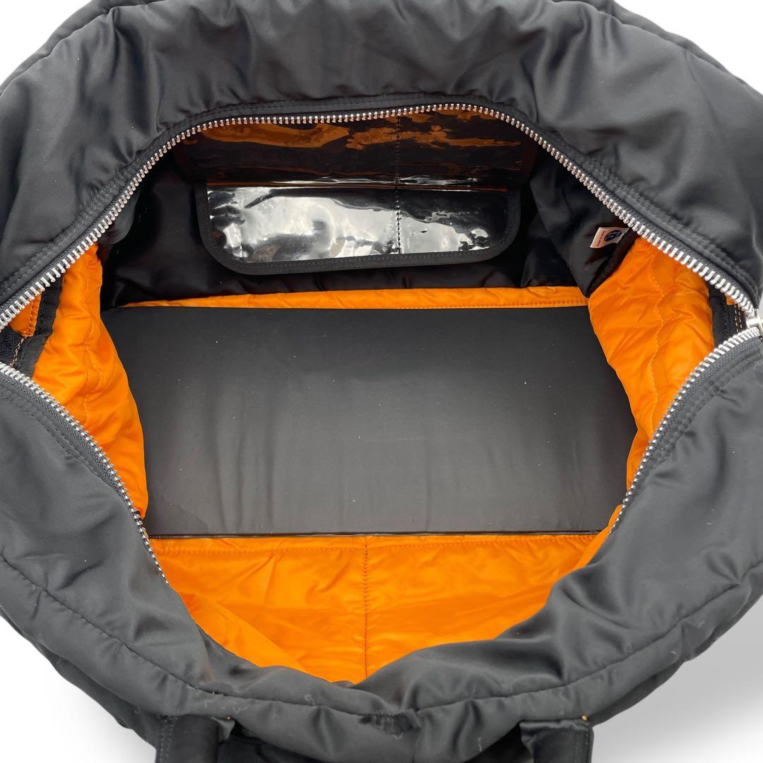 美品 PORTER ボストンバッグ ナイロン ブラック 2way タンカー