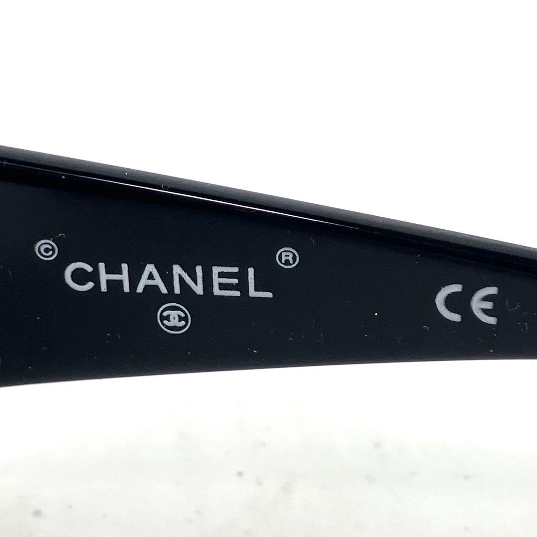 CHANEL シャネル　サングラス　ココマーク　ロゴ　セルフレーム　ブラック