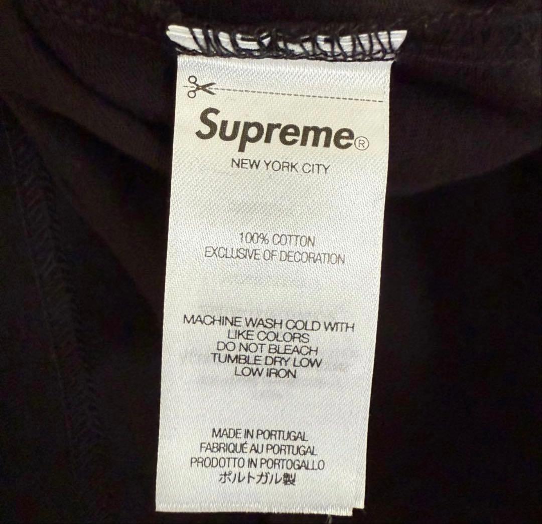 Supreme Small Box L/S Tee M ブラック