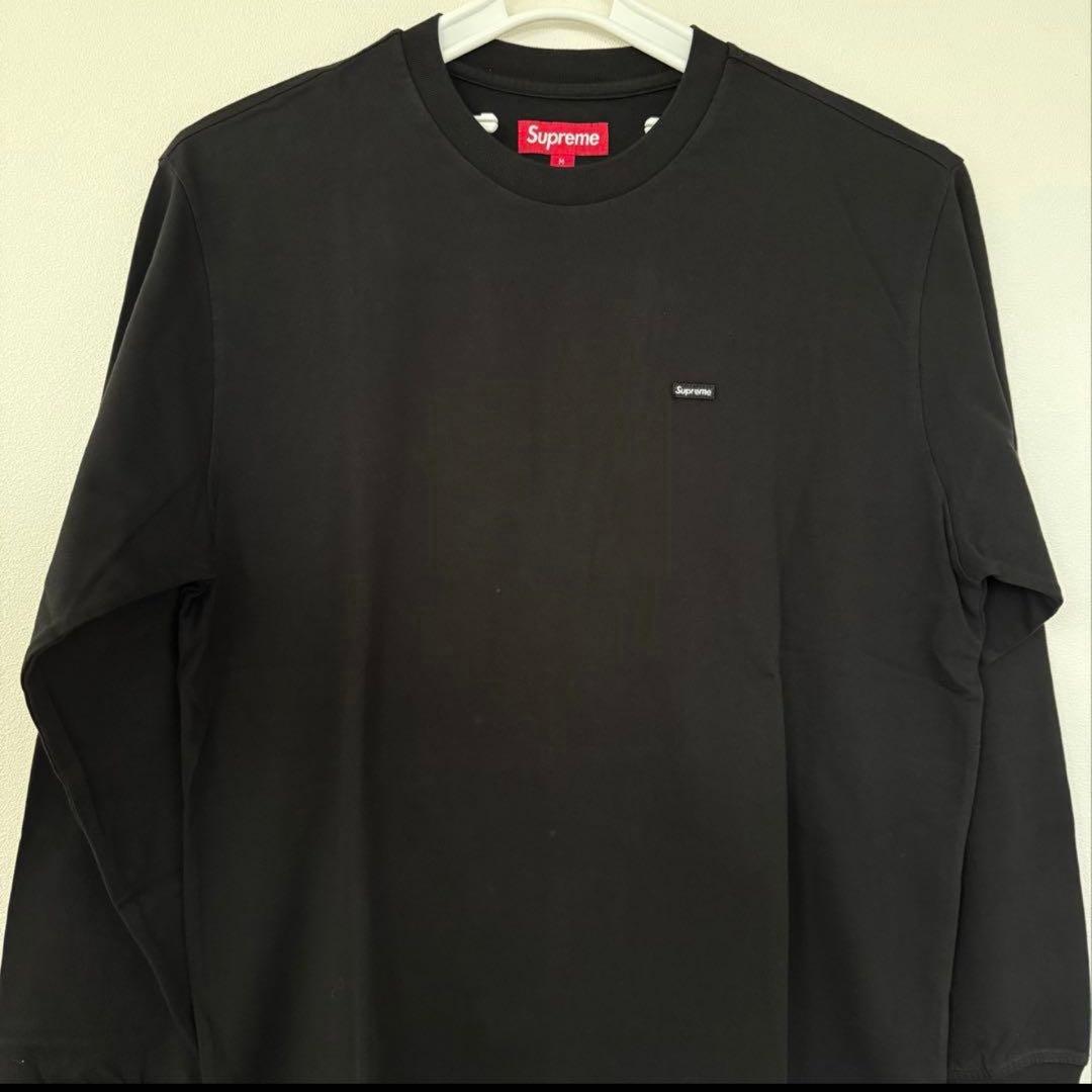 Supreme Small Box L/S Tee M ブラック